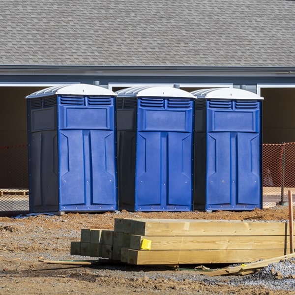 what is the maximum capacity for a single portable restroom in Hoxie Arkansas